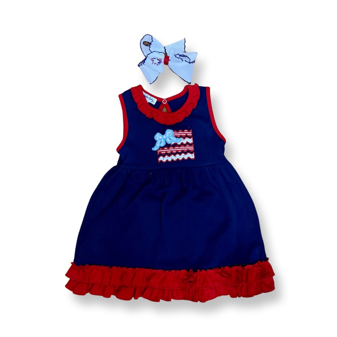 Magnolia Baby Red, White, Cute Dress