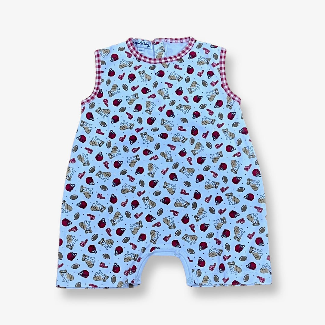 Magnolia Baby Bulldog Football Short Playsuit