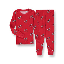 Load image into Gallery viewer, Wes &amp; Willy GA Red AO Print LS PJ Cherry
