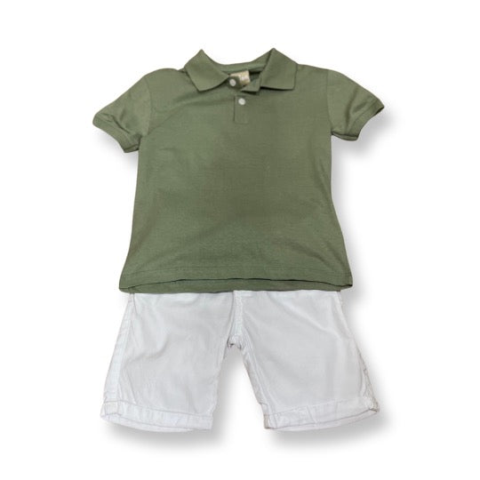 Milon Boys Green Polo