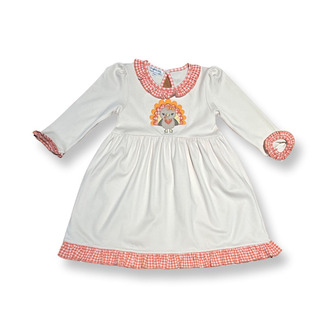 Magnolia Baby Long Sleeve Turkey Dress