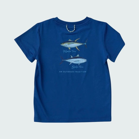 Prodoh Pro Performance Fishing Tee Deep Ultramarine