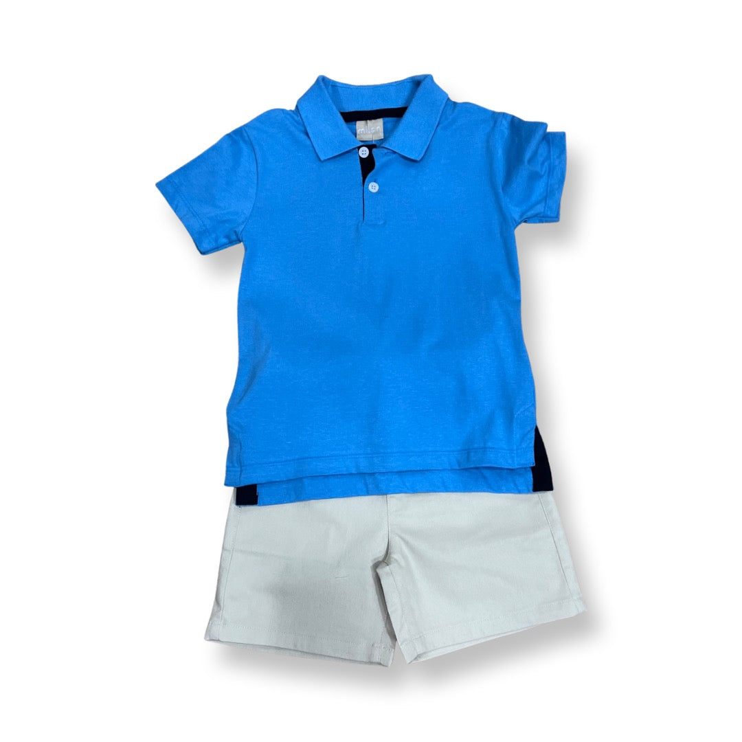 Milon Boys Polo Blue Paradise