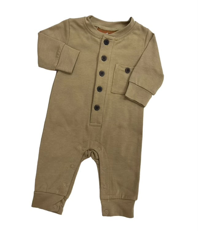 Millie Jay Landon Romper - Tan