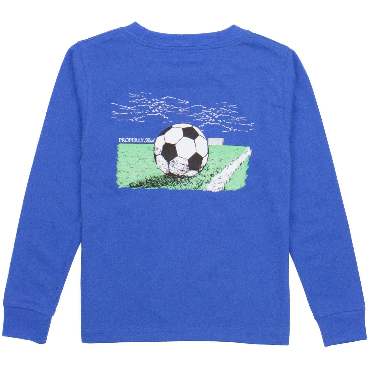 Properly Tied Boys Soccer LS Bay Blue