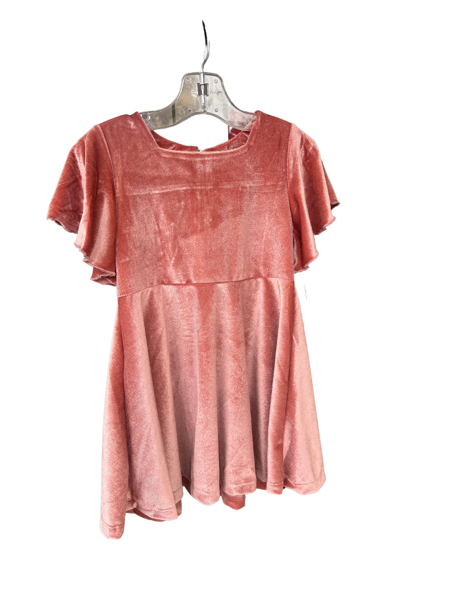 Emma Jean Addison Velvet Dress - Blush