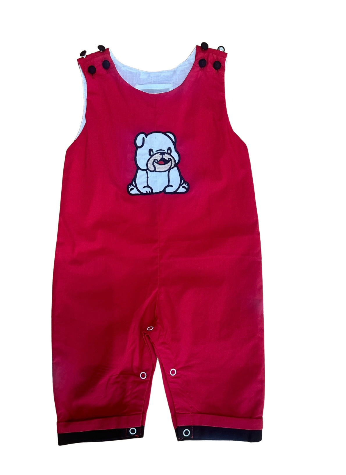 Lil Cactus Georgia Fan Overalls