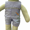 14" Plush Frog Hand-Knit Plush Doll