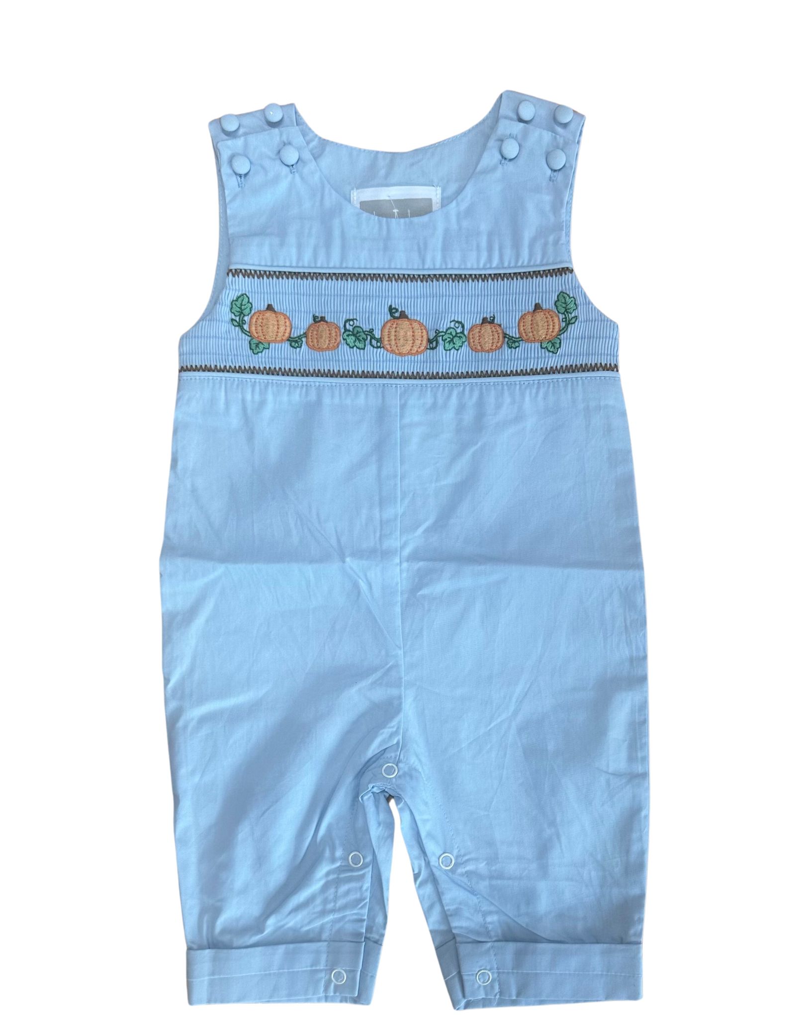 Lil Cactus Blue Pumpkin Overalls