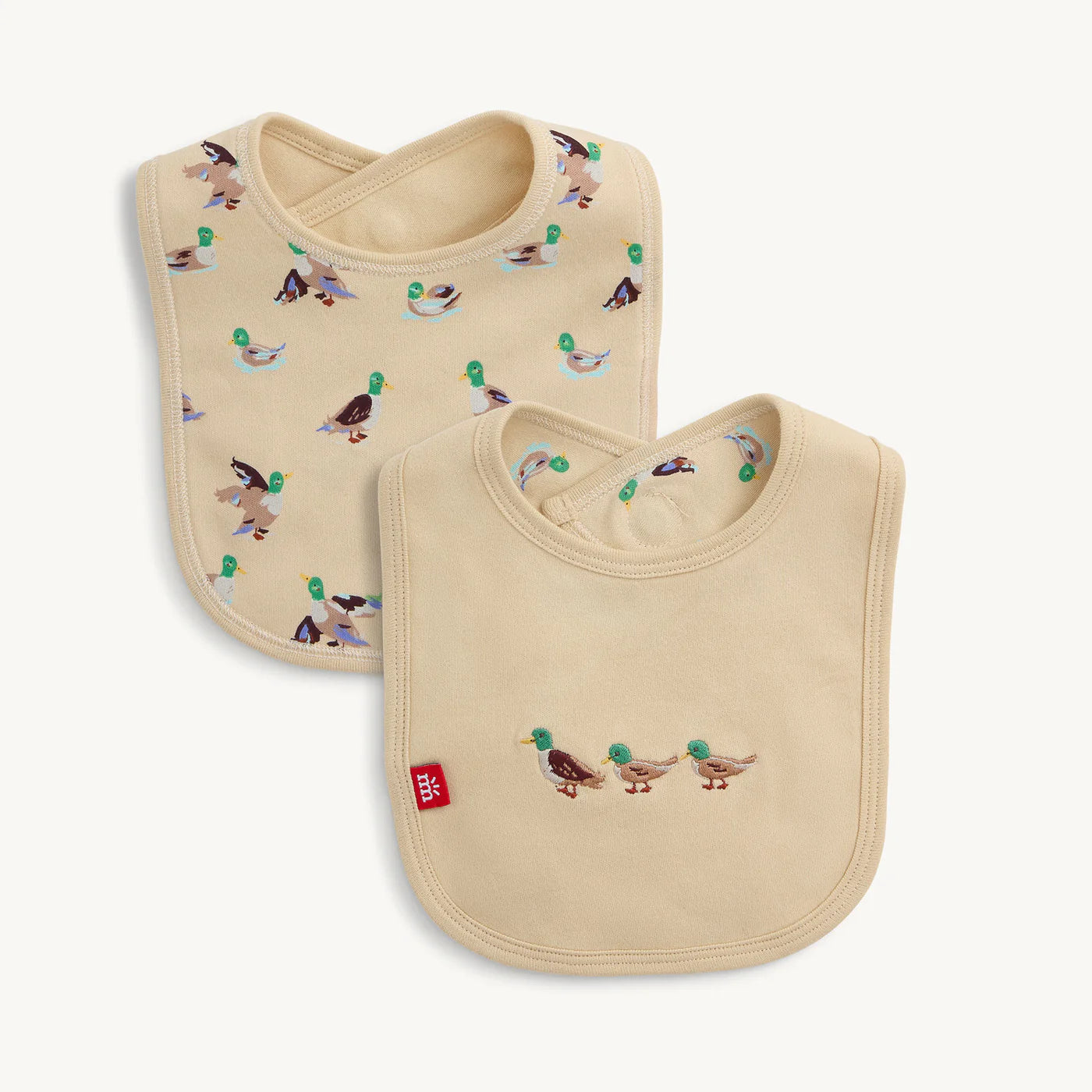 Quack Me Up Organic Cotton Magnetic Reversible Bib