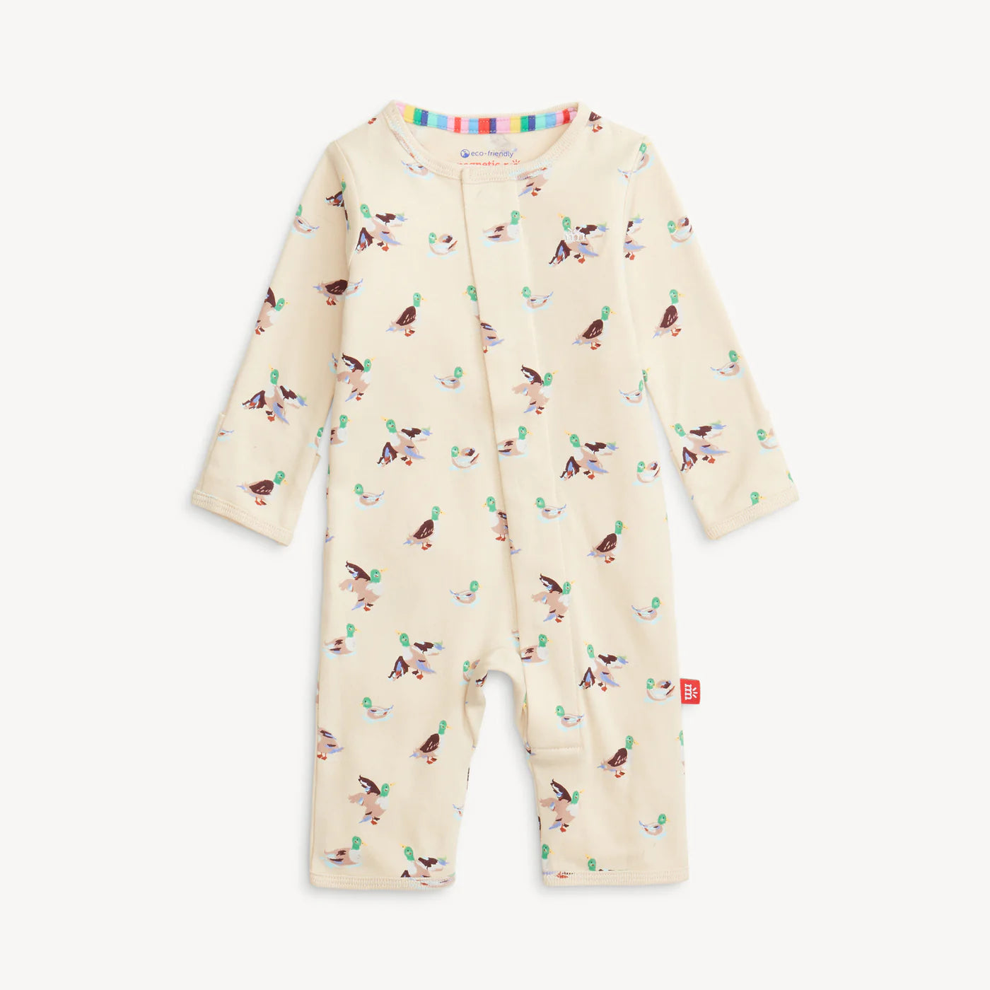 Quack Me Up Organic Cotton Magnetic Coverall