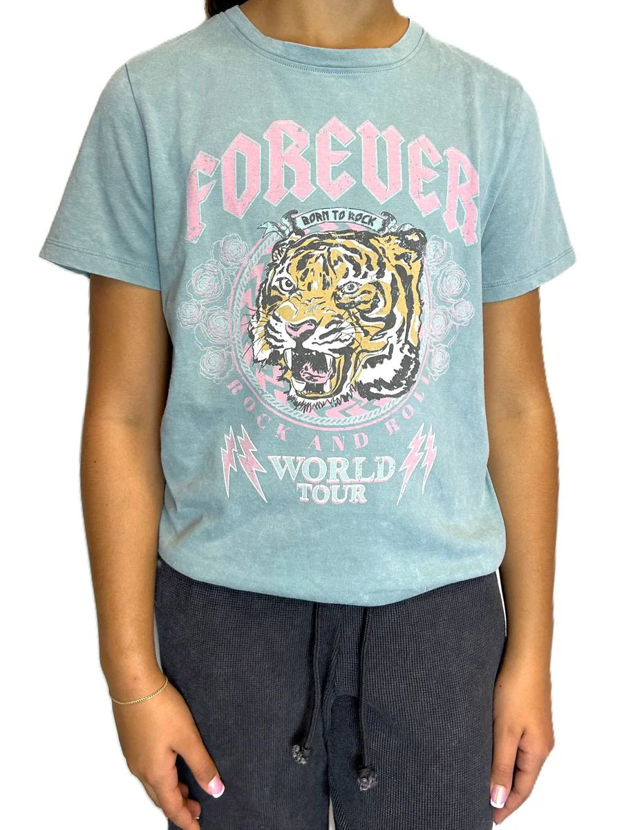 Forever World Tour Tiger Graphic T-Shirt
