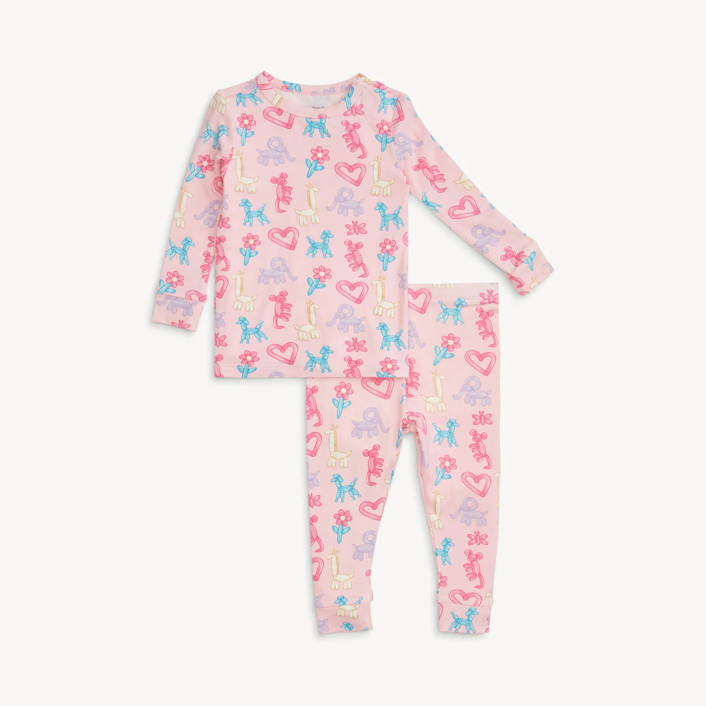 Pink Party Animals Glow in the Dark Modal Magnetic PJ Set
