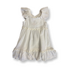 Bela & Nuni White/Pearl Dress Crossback