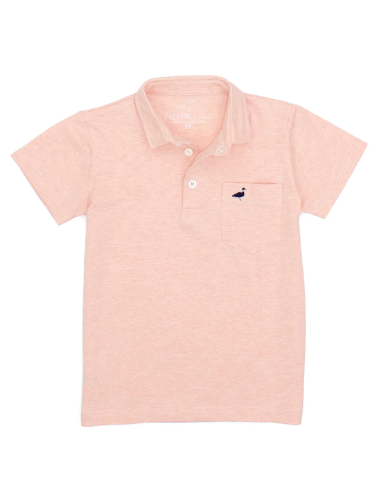 Properly Tied Boys Harrison Pocket Polo SS Melon