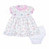 Magnolia Baby Pumpkin Blush Smocked Printed S/S Dress Set