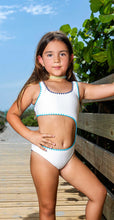 Load image into Gallery viewer, Lime Apple Ryan One Piece Cut-out  swimsuit
