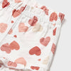 Mayoral kitty cat heart short set