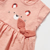 Mayoral kitty cat heart short set
