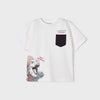 Mayoral short sleeve Dino pocket tee