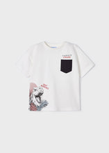 Load image into Gallery viewer, Mayoral short sleeve Dino pocket tee
