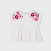 Mayoral flower babydoll top