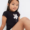 Mayoral flower embroidered tee