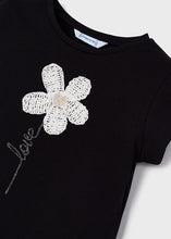 Load image into Gallery viewer, Mayoral flower embroidered tee
