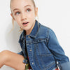 Mayoral denim fringe jacket