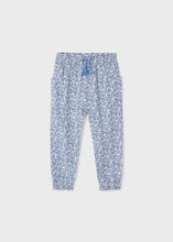 Load image into Gallery viewer, Mayoral blue and white printed trousers
