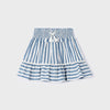 Mayoral blue and white skirt