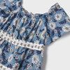 Mayoral blue flower boho dress