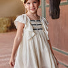 Mayoral Ivory embroidered dress