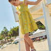 Mayoral yellow flower print sundress