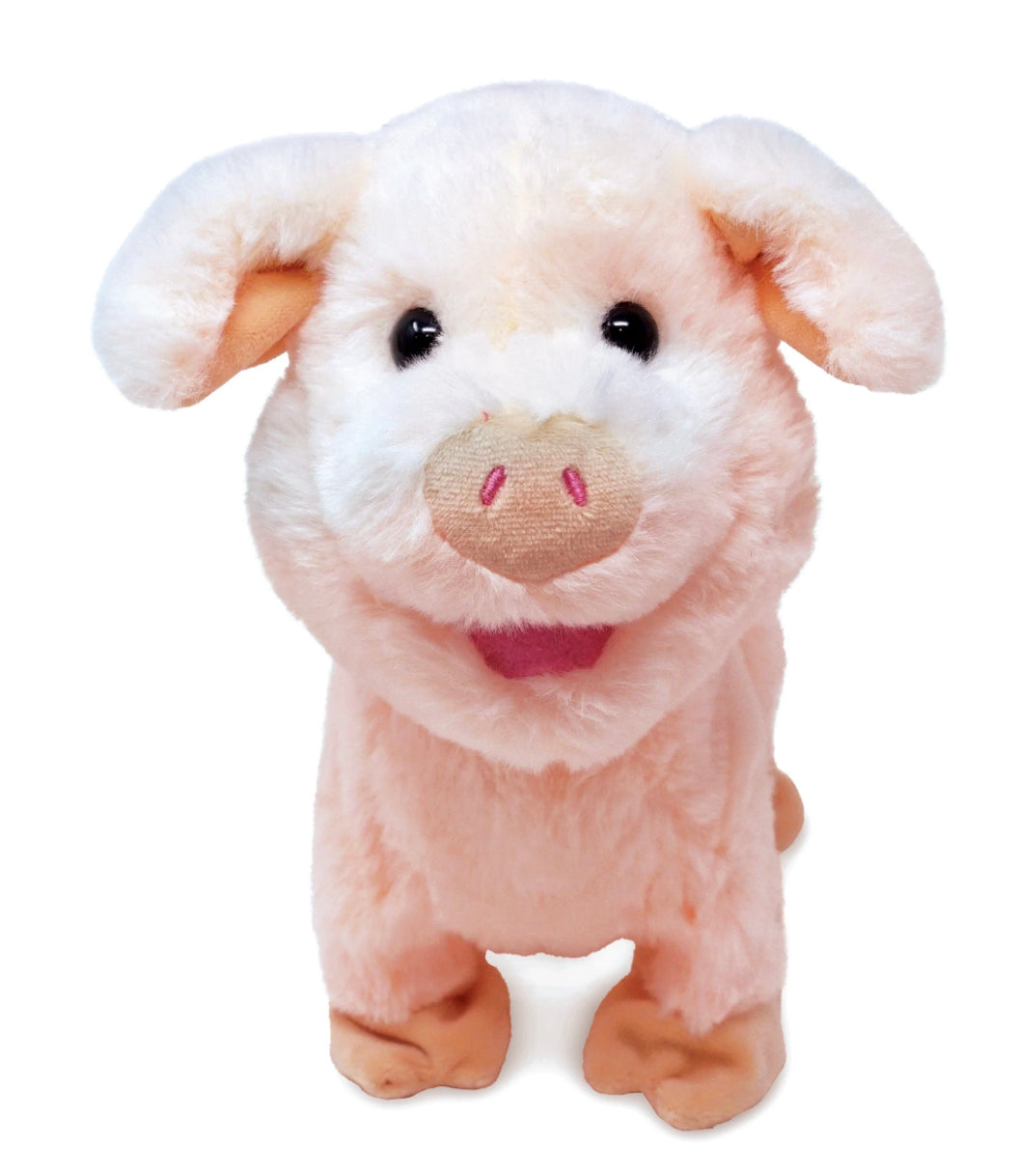 Cuddle Barn Barnyard Buddies Animated Pig