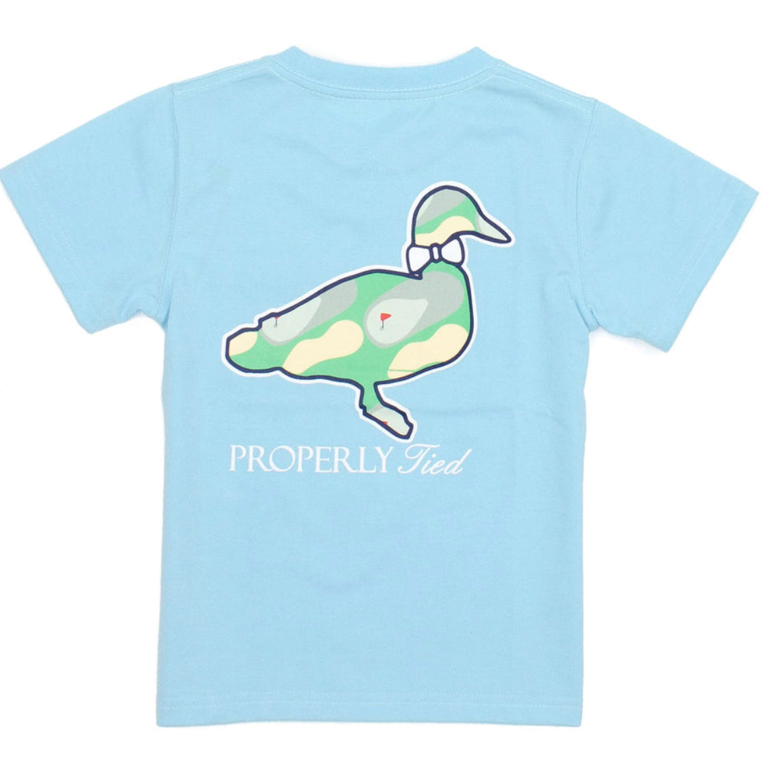 Properly Tied Golf Course Logo Tee