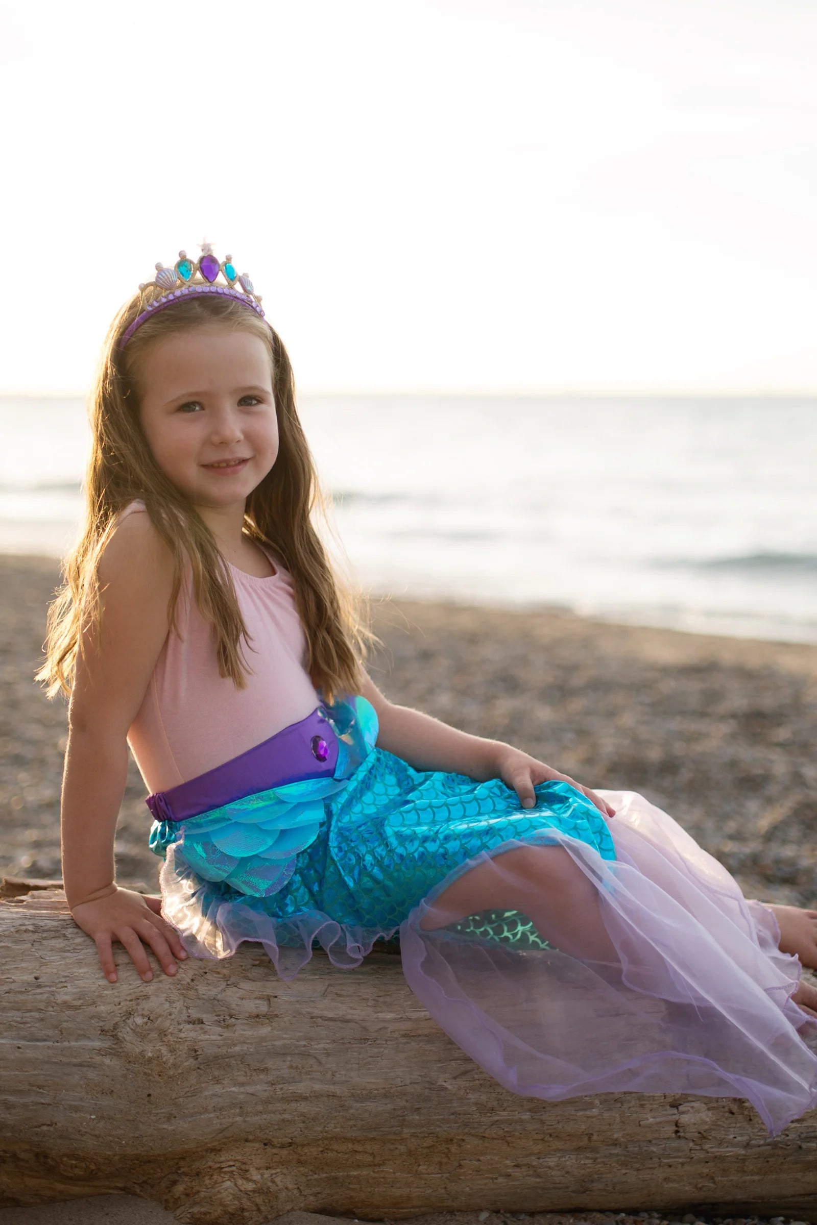 GREAT PRETENDERS MERMAID GLIMMER SKIRT SET WITH HEADBAND