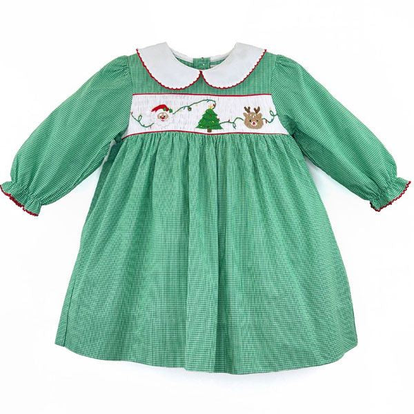 Petit Ami - Christmas Smock Dress