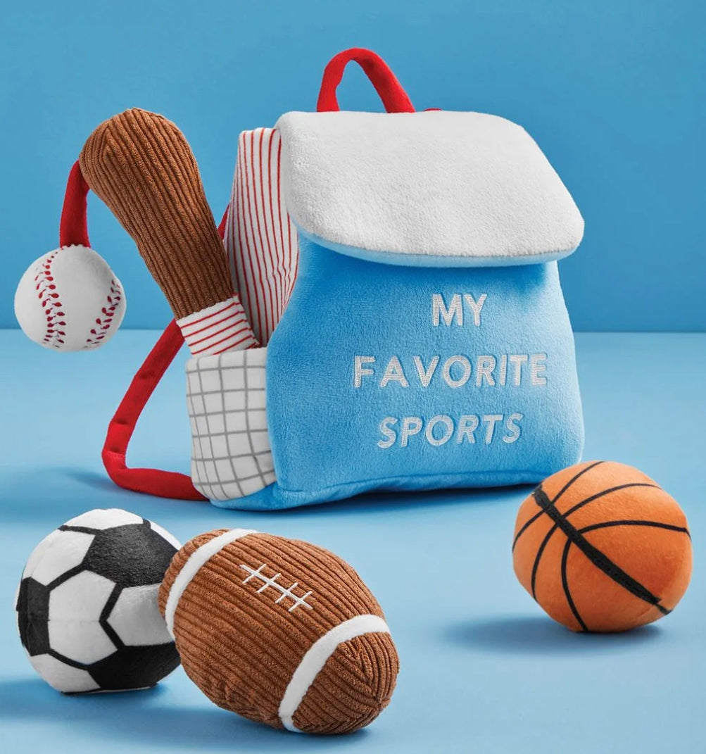 Mudpie My Favorite Sports Plush Set