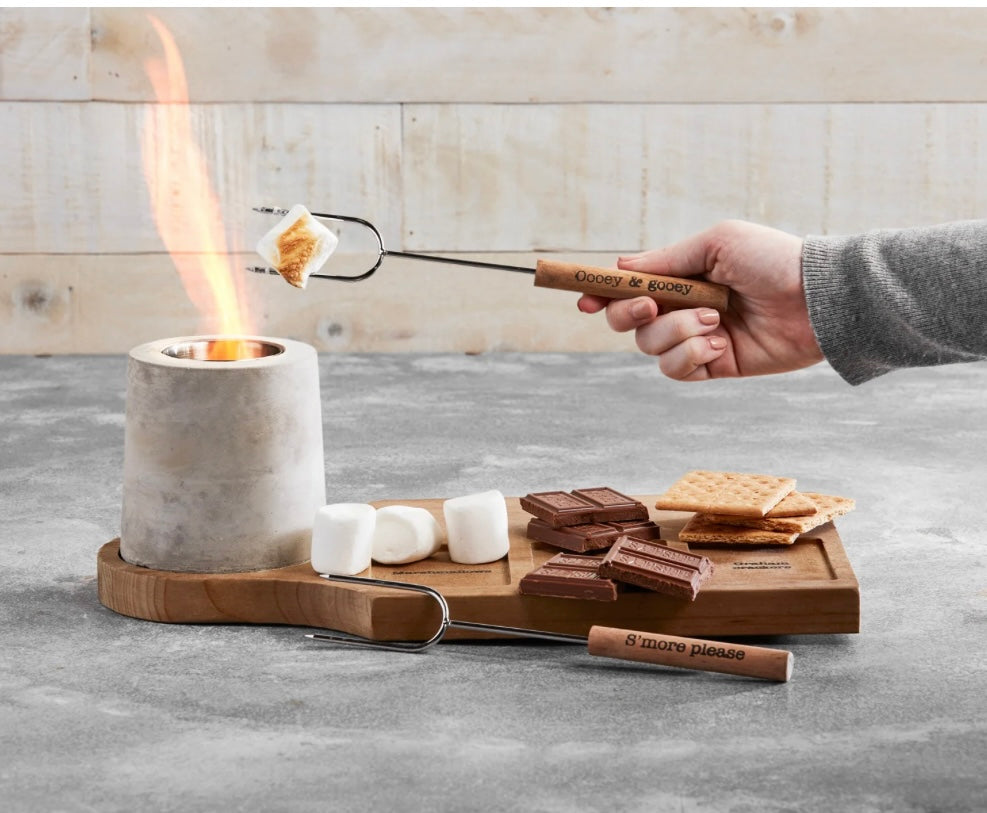 Mud Pie S’more Roasting Board Set