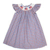 Charming Little One Red Blue & White Melanie Dress