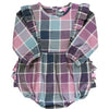 RuffleButts Remy Plaid Waterfall Bubble
