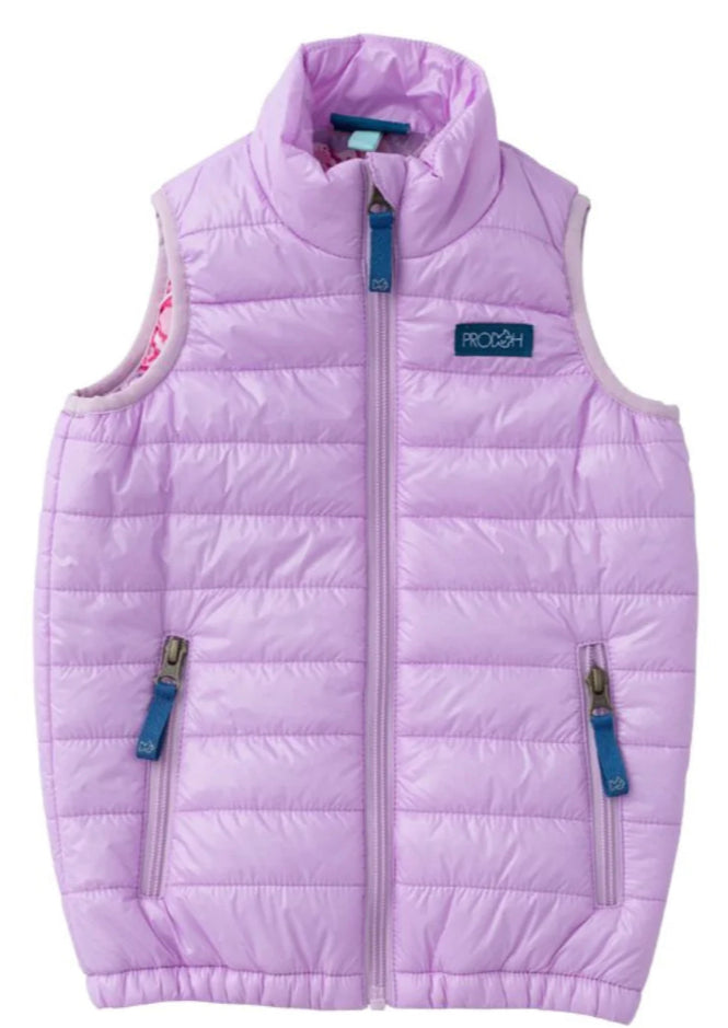 Prodoh lavender puff vest