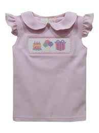 Vive La Fete Birthday Smocked Light Pink