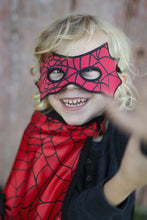 Load image into Gallery viewer, GREAT PRETENDERS SPIDER BAT REVERSIBLE CAPE AND MASK
