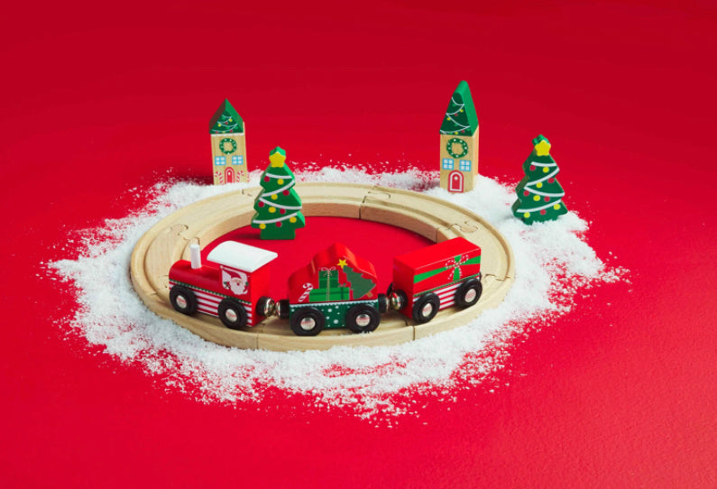 MudPie - Christmas Train Set