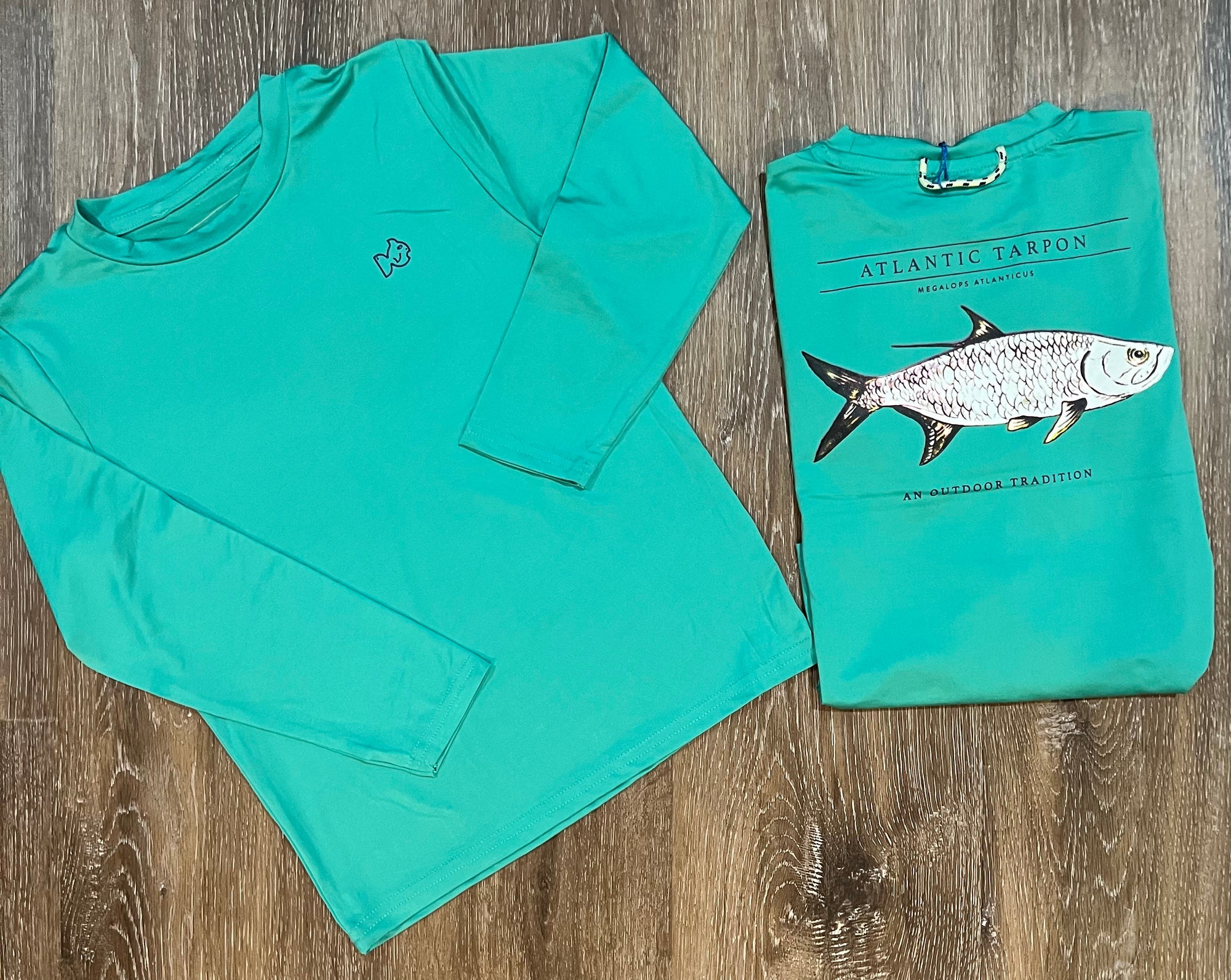 PRODOH - Green LS Performance Tee - Tarpon