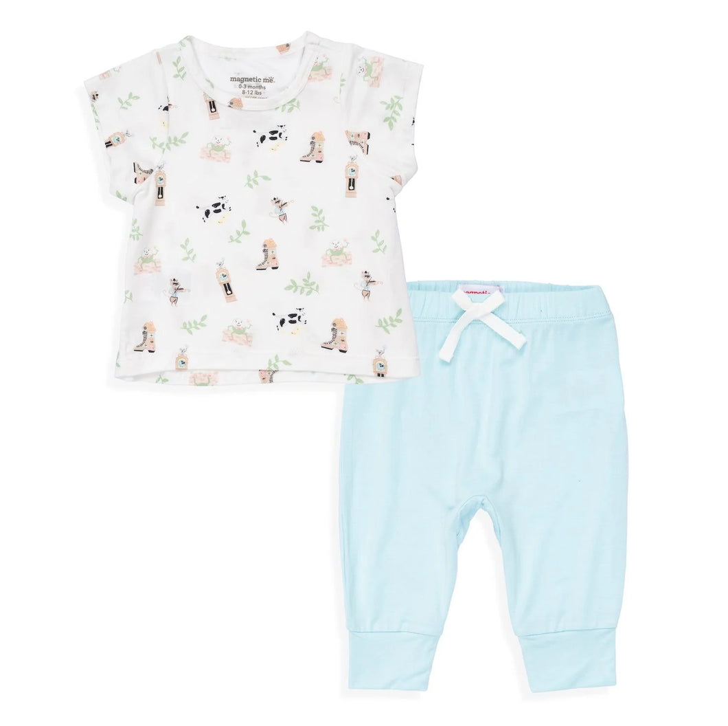 Magnetic Me Mother Goose Modal Top & Blue Jogger