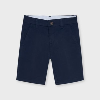 Mayoral Twill Chino Shorts-Navy