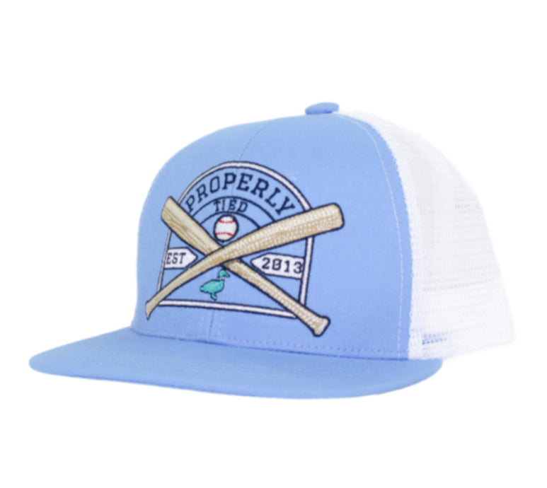Properly Tied Trucker Hat Baseball Shield